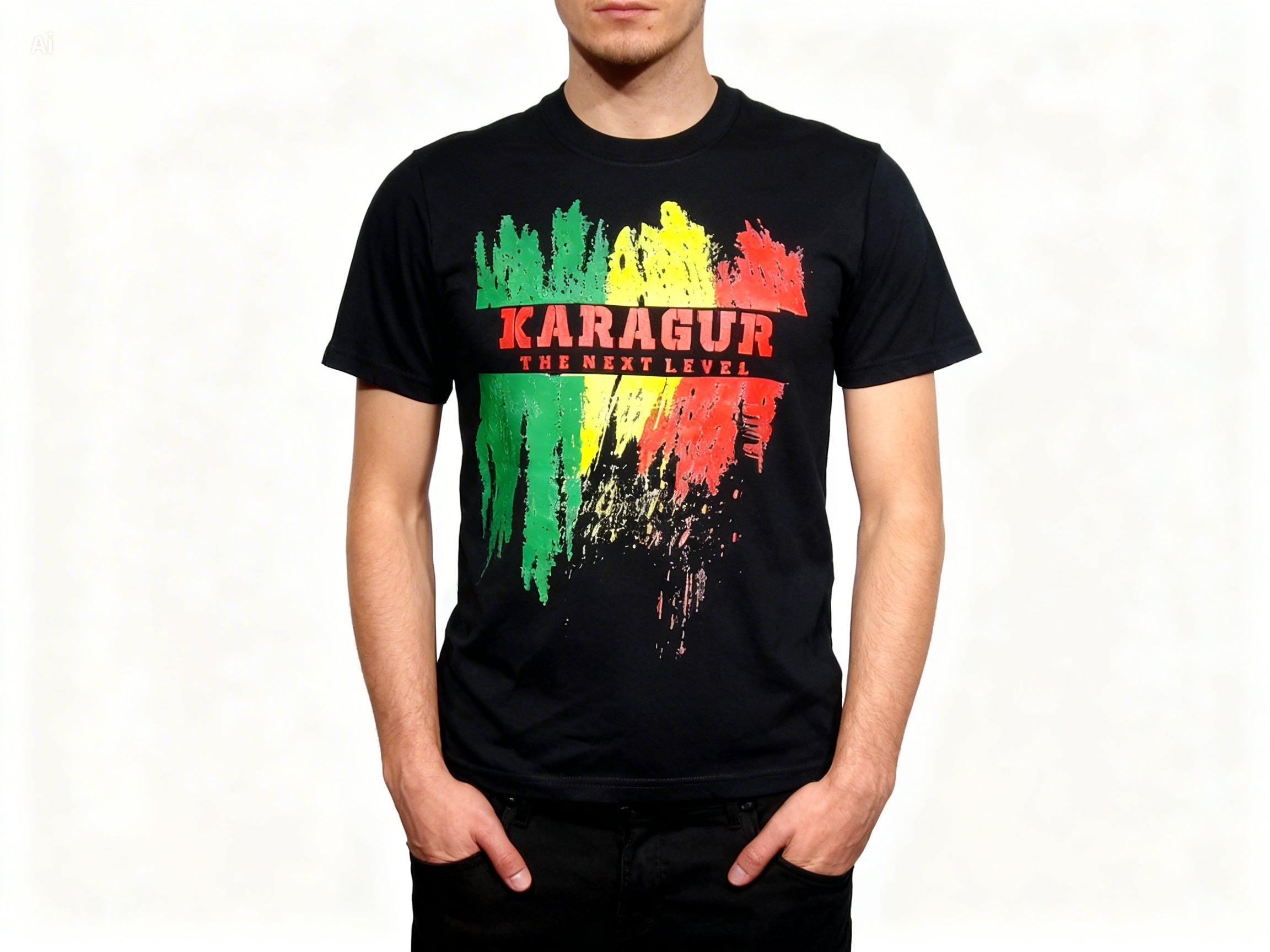 KARAGUR RUBBER PRINT T-SHIRT