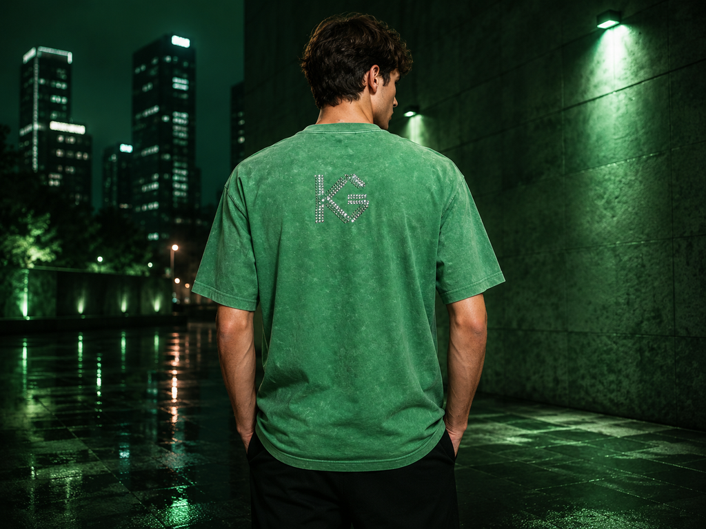 KARAGUR RHINESTONE T-SHIRT KG RHINESTONE BACK