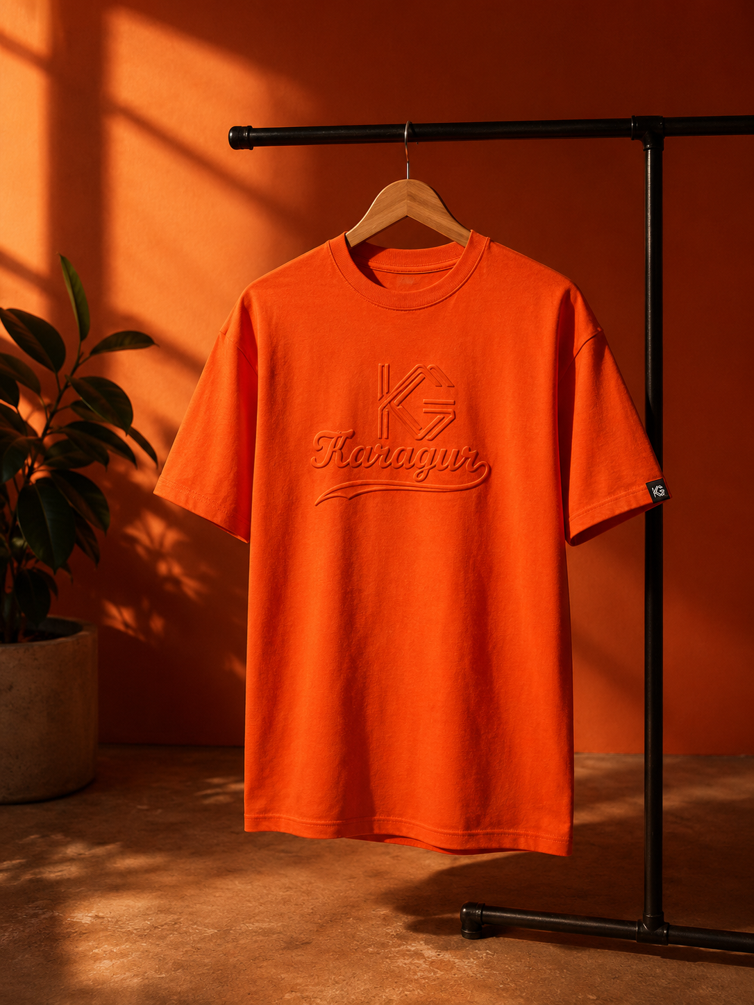 KARAGUR EMBOS T-SHIRT  RHINESTONE BACK