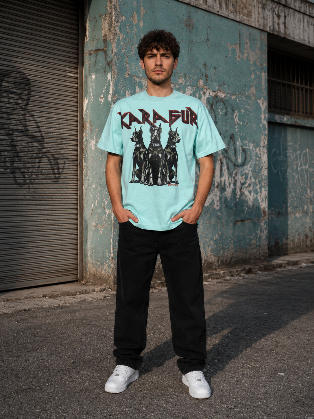 KARAGUR DOBERMANN T-SHIRT BLOCK PUFF BACK
