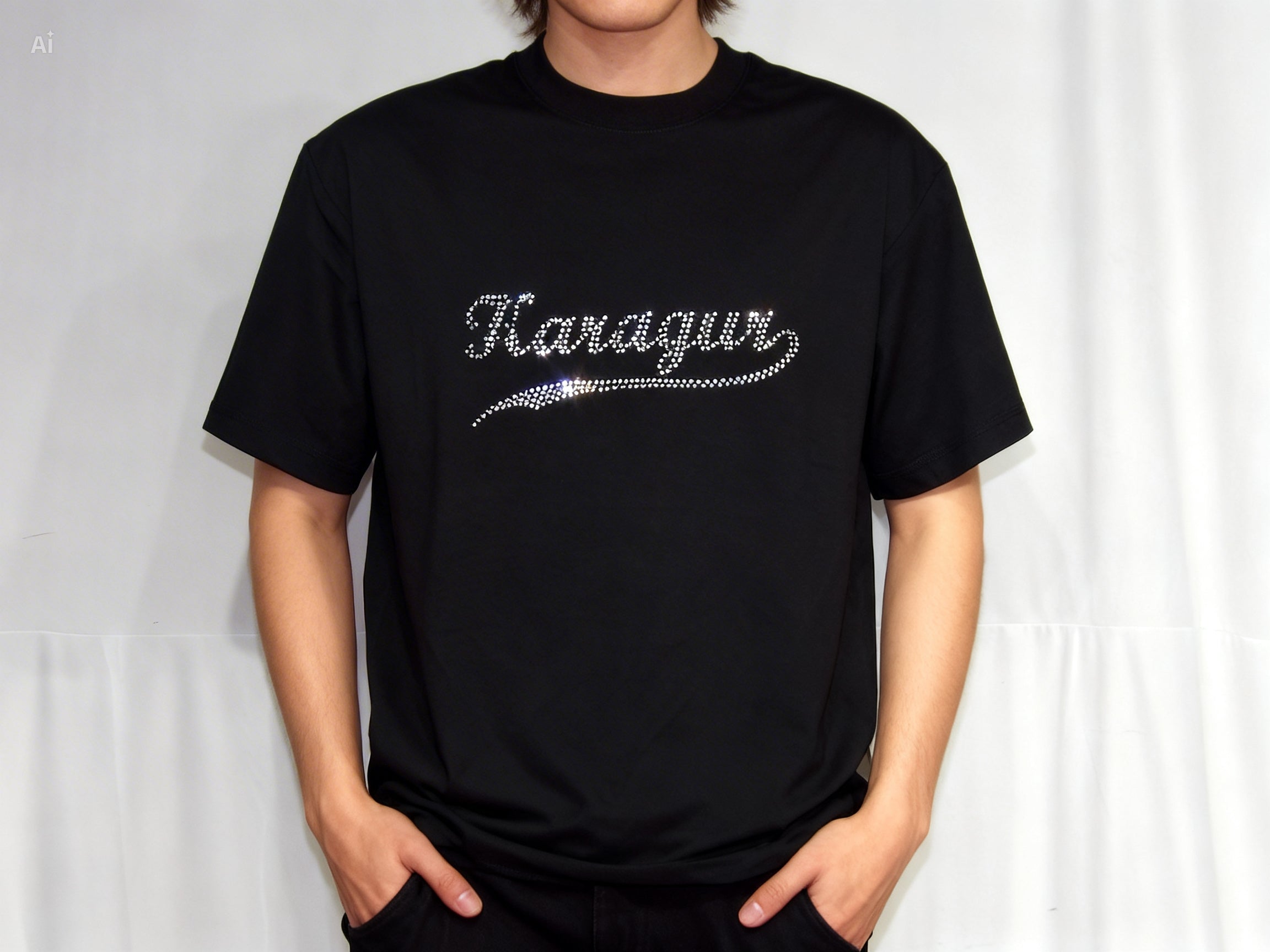KARAGUR RHINESTONE T-SHIRT