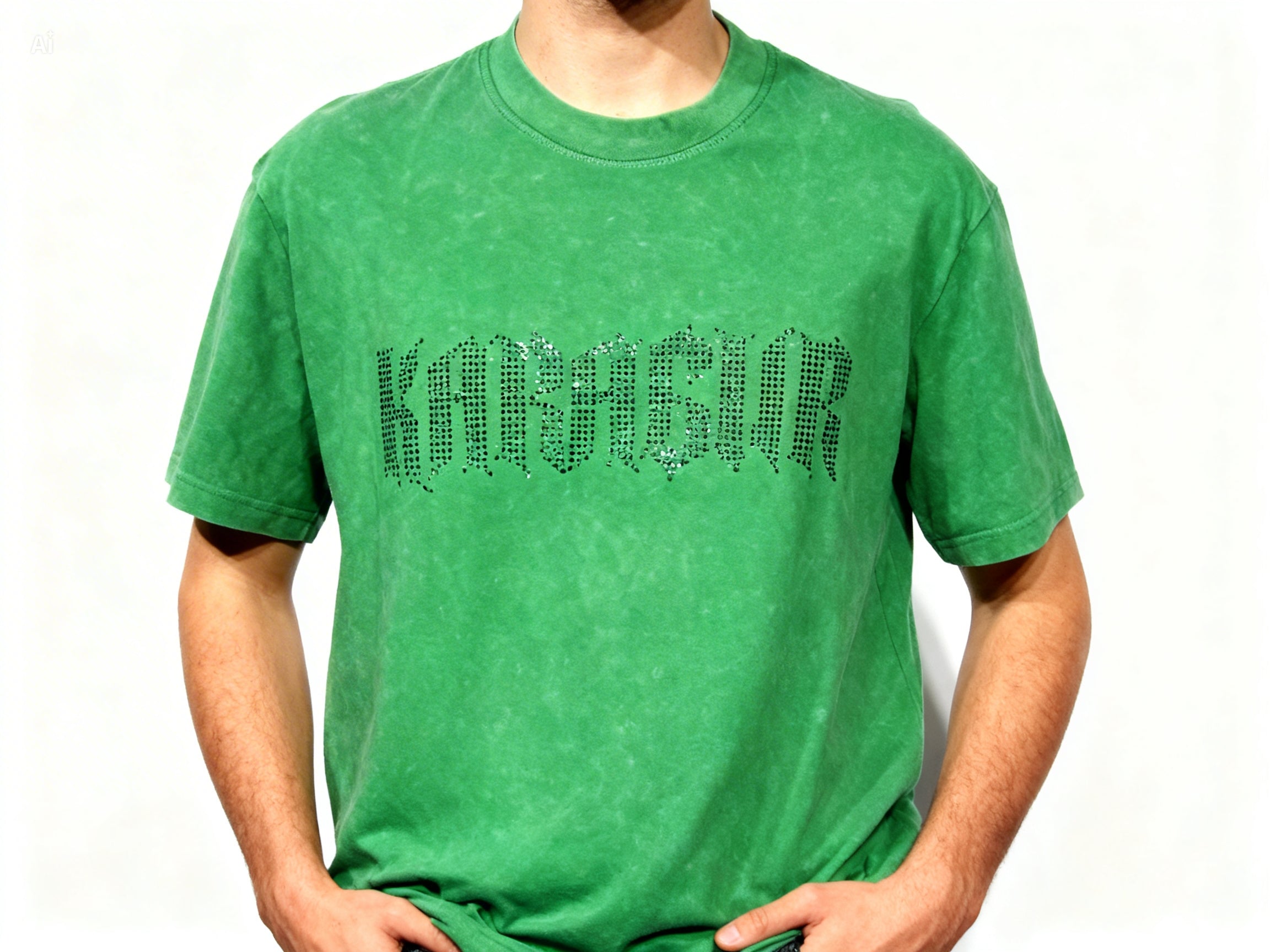 KARAGUR RHINESTONE T-SHIRT KG RHINESTONE BACK