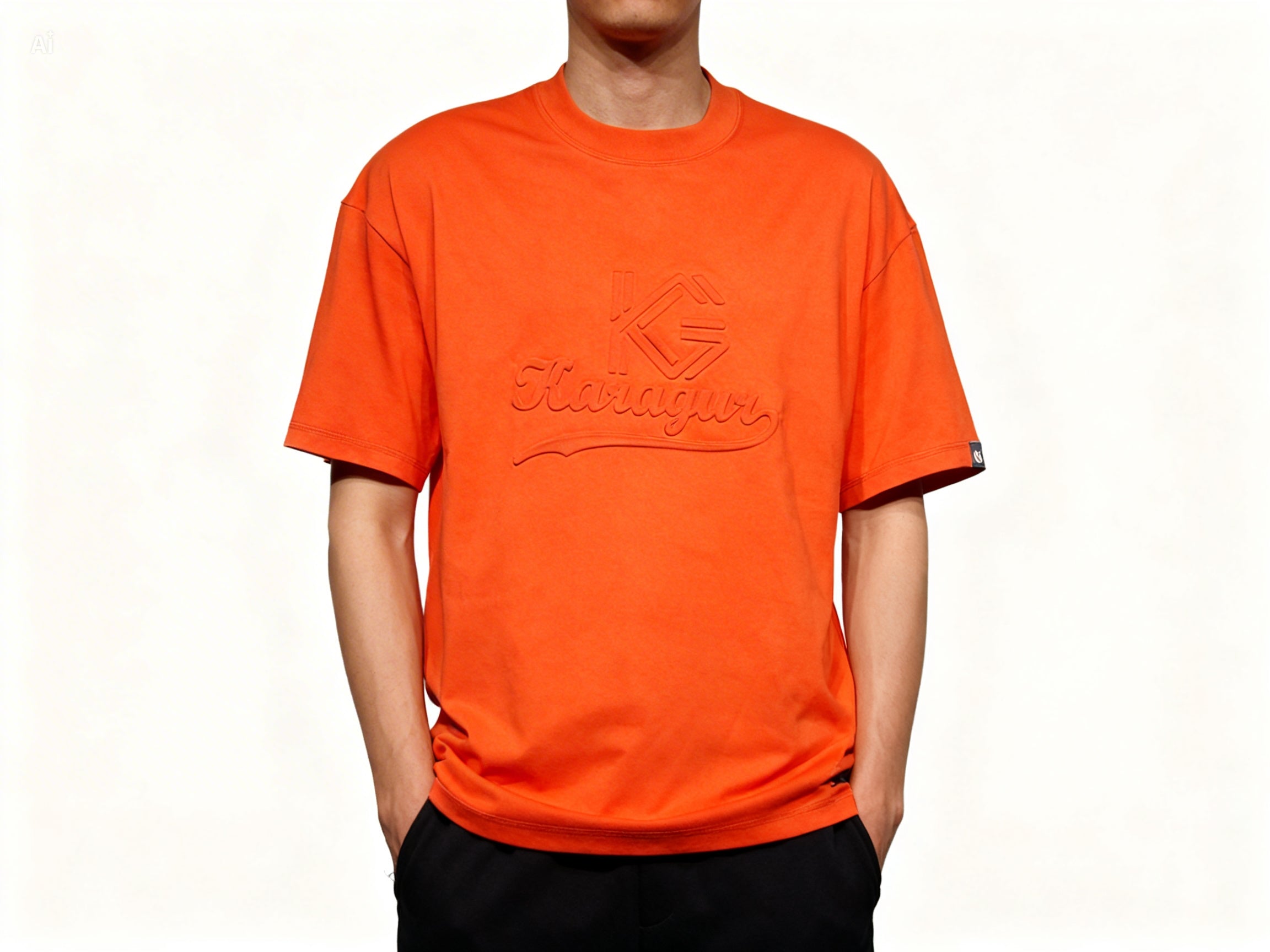 KARAGUR EMBOS T-SHIRT  RHINESTONE BACK